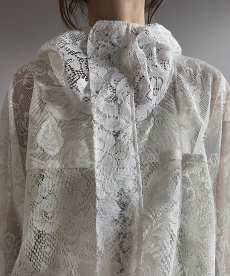 【RE;CIRCLE】RE Lace Hooded Jacket / 260824-005