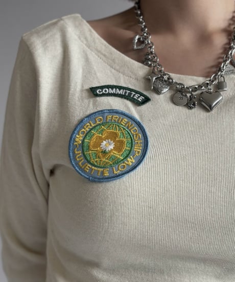 【RE;CIRCLE】 RE Under Wear Boat Neck Shirt  / 261015-022