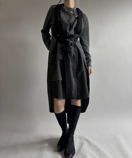 【USED】 Frocku-London Design Patchwork L/S Dress / 260919-003
