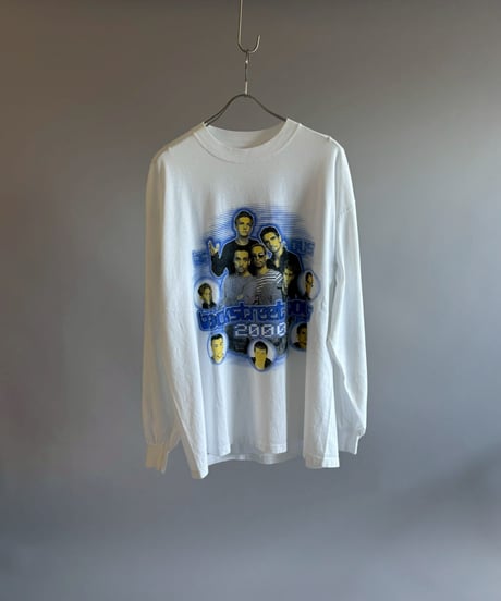 【USED】 00's Back Street Boys L/S T-Shirt/ 260718-017