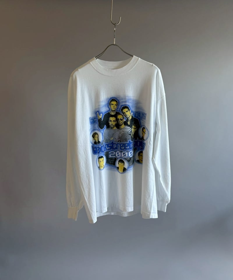 USED】 00's Back Street Boys L/S T-Shirt/ 26071