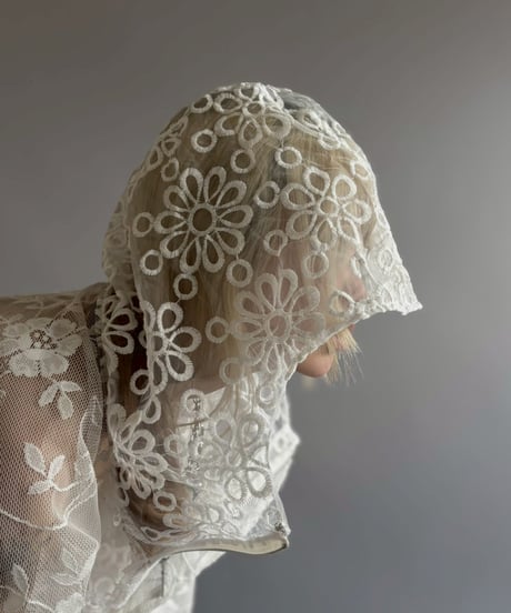 【RE;CIRCLE】RE Crochet  Hooded Blouson / 260709-014
