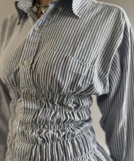 【RE;CIRCLE】 RE Shirring Shirt / 261008-002