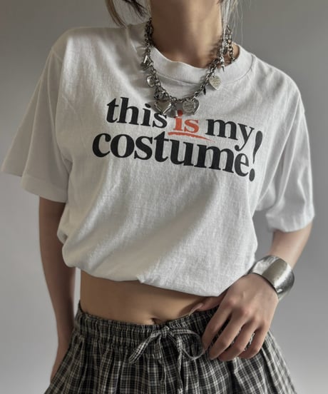 【USED】 Made in USA 90's This is My Costume T-Shirt / 260808-005
