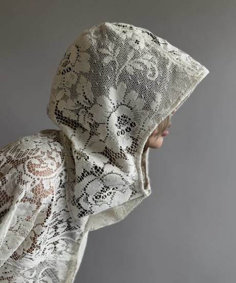 【RE;CIRCLE】RE Lace Hooded Jacket / 260824-010