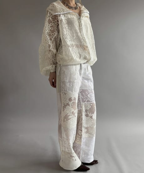 【RE;CIRCLE】RE Crochet  Hooded Blouson / 260709-016