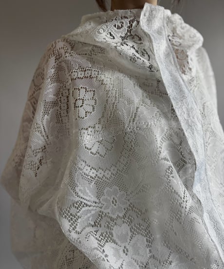 【RE;CIRCLE】RE Lace Hooded Jacket / 260824-004