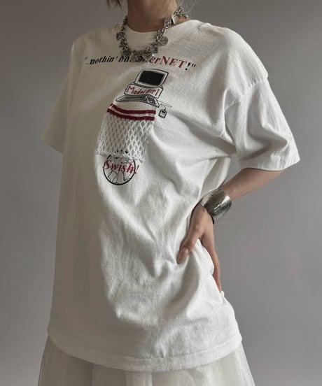 【USED】 Made in USA 90's INTERNET T-Shirt / 260822-011