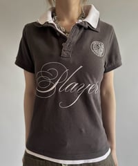 【Chinatsu Aoyama】 RE Player Polo Shirt / 260827-041