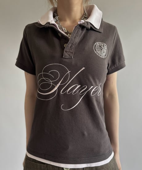 【Chinatsu Aoyama】 RE Player Polo Shirt / 260827-041