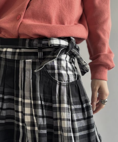 【USED】 Check Pattern Mini Skirt /260919-013
