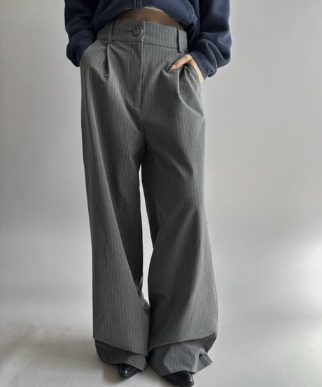【USED】 Sfera Stripe Wide Pants / 261017-019