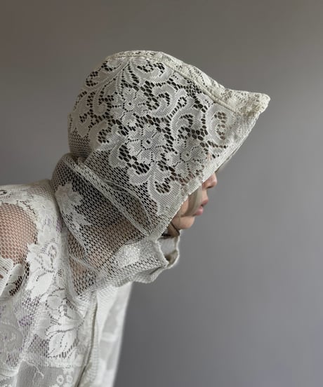 【RE;CIRCLE】RE Lace Hooded Jacket / 260824-014