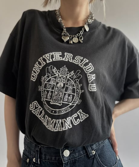 【USED】 Made in USA 80~90's UNIVERSIDAD SALAMANCA T-Shirt / 260801-004