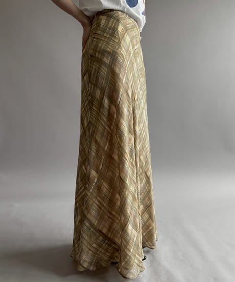 【USED】 Banana Republic Silk Long Skirt / 260725-017