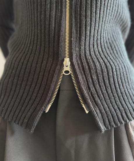 【RE;CIRCLE】 RE Zip-up Knit /261001-024