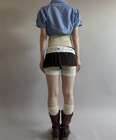 【Chinatsu Aoyama】 RE Makers Shirt Blue / 260813-033