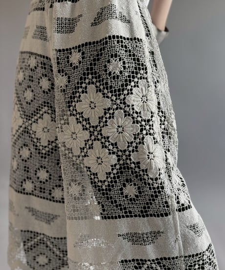 【RE;CIRCLE】 RE Crochet Lace Wide Half Pants / 260709-010