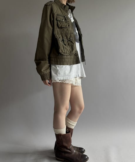 【USED】 TOMMY HILFIGER Military Blouson  / 261010-004
