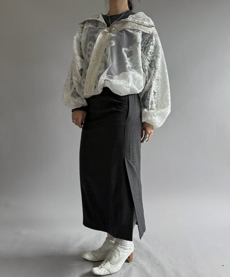 【RE;CIRCLE】RE Lace Hooded Jacket / 260914-008