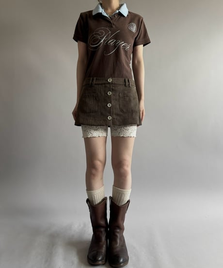 【Chinatsu Aoyama】 RE Player Polo Shirt / 260827-042