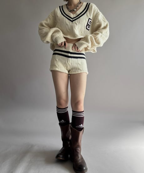 【RE;CIRCLE】 RE Tilden Knit Set-up  /261019-030