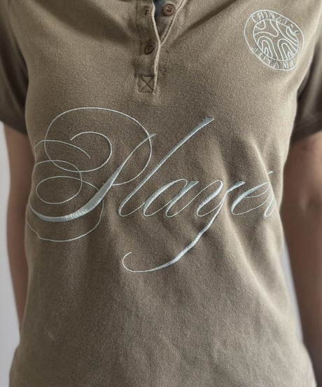 【Chinatsu Aoyama】 RE Player Polo Shirt / 260827-037