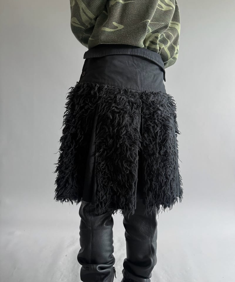 スカート ISSEY MIYAKE USED】 ISSEI MIYAKE Mohair Skirt / 260912-004 |