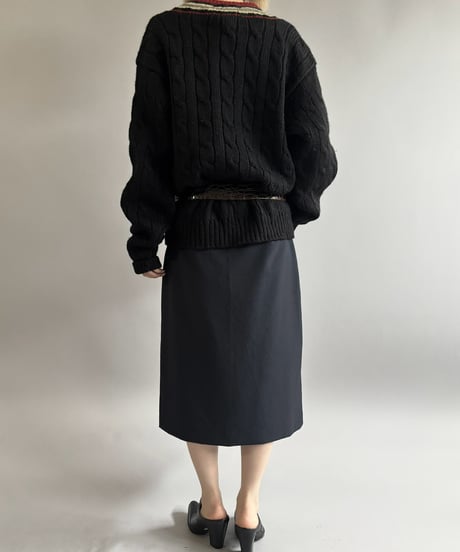 【USED】 Made in Italy Benetton Long Skirt / 261031-023