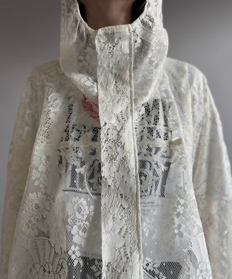 【RE;CIRCLE】RE Lace Hooded Jacket / 260824-007
