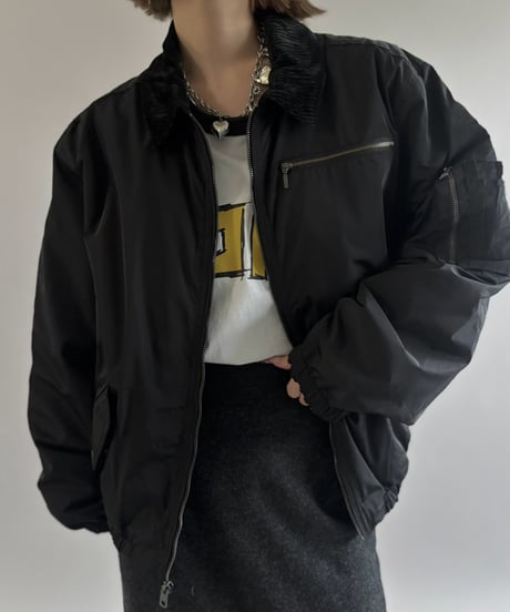 【RE;CIRCLE】 RE Corduroy Collar MA-1 Jacket / 261008-015