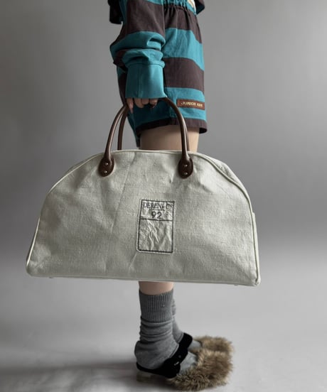 【RE;CIRCLE】 RE French Bedcover Boston Bag Plain  /261015-038
