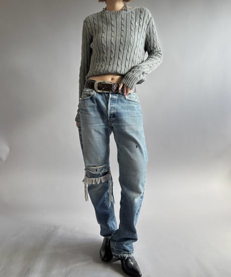 【USED】 Polo Ralph Lauren Cotton Knit / 261017-024