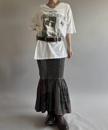 【RE;CIRCLE】  RE Eco Bag Shirring Skirt / 260810-041