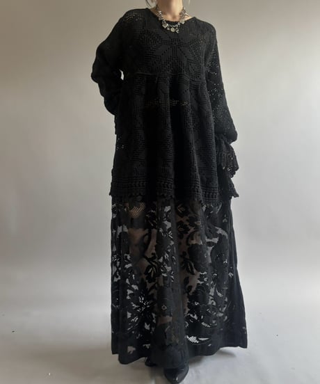 【RE;CIRCLE】 RE Crochet One-Piece / 260803-018