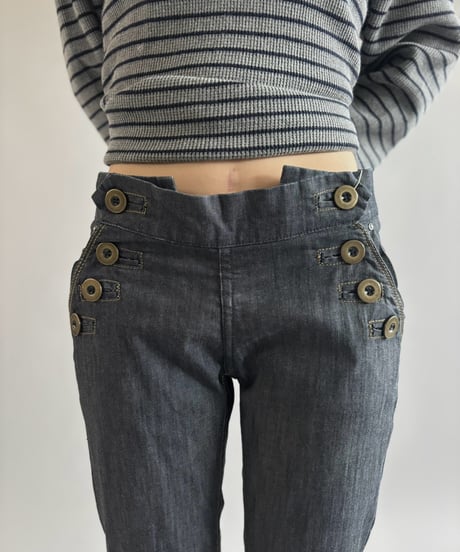 【USED】 Design Flare Denim Pants / 261003-011