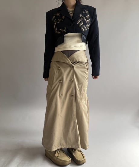 【RE;CIRCLE】 RE Numbering Tie Blazer  / 261019-017