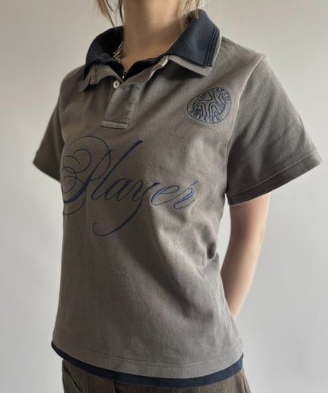 【Chinatsu Aoyama】 RE Player Polo Shirt / 260827-040