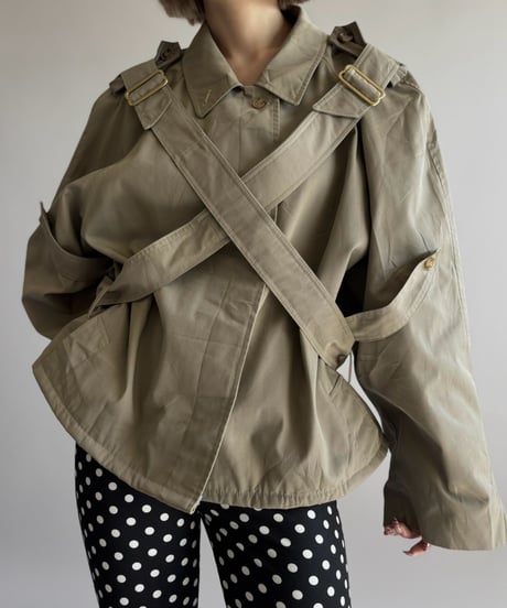 【RE;CIRCLE】 RE Trench Short Coat  / 261019-024