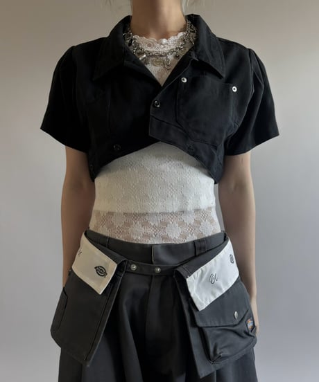 【Chinatsu Aoyama】 RE Makers Shirt Dark Navy / 260813-037