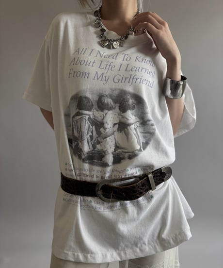 【USED】 95's My Girlfriend T-Shirt / 260808-016