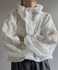 【RE;CIRCLE】RE Lace Hooded Jacket / 260824-004