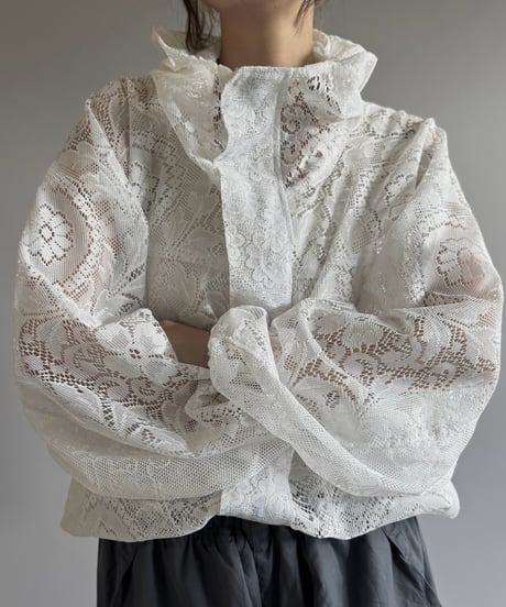 【RE;CIRCLE】RE Lace Hooded Jacket / 260824-004