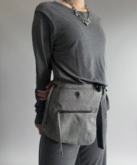【RE;CIRCLE】 RE Suit Waist Belt Bag / 260917-009