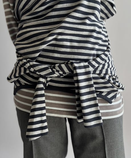 【Chinatsu Aoyama】 Patchwork Border Top  /  2601022-033