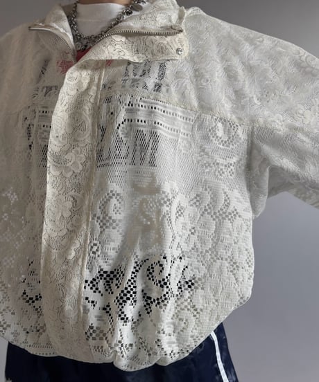 【RE;CIRCLE】RE Lace Hooded Jacket / 260824-006