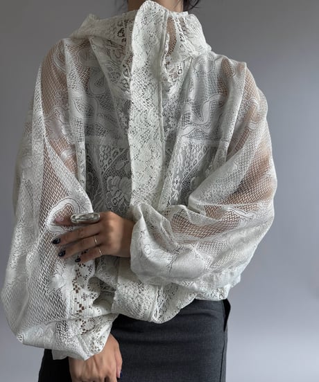 【RE;CIRCLE】RE Lace Hooded Jacket / 260914-009