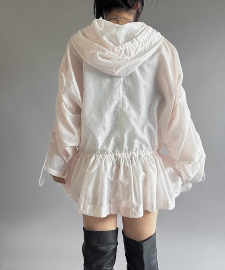 【RE;CIRCLE】RE Snow Parka Jacket Dyed Light Pink / 260914-014