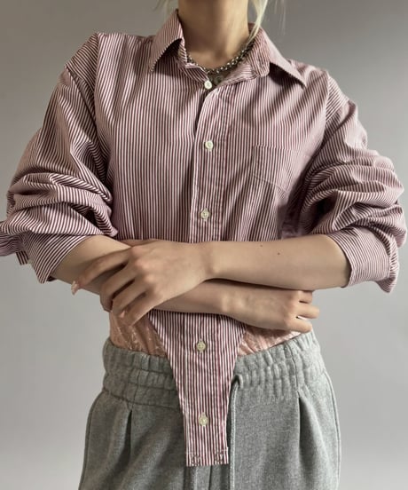 【RE;CIRCLE】RE Leotard Stripe S/S Shirt / 260713-008