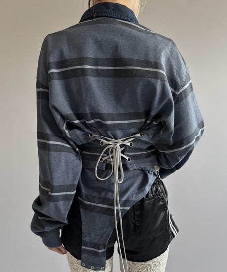 【RE;CIRCLE】 RE Leotard Rugger Shirt/ 260928-012
